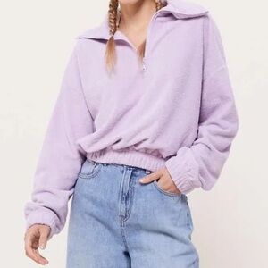 Urban Outfitters Track Meet Half-Zip Sweatshirt